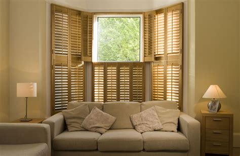 The bay window shutters provide a level of security since a bay window can be a pretty big space to enter your home and shutters keep that option away. Pin Bay Window Interior Designs For Homes Design Pictures ...
