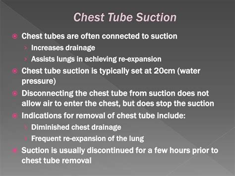 Are the spray tubes in your exterior wall as well? PPT - Chest Tubes PowerPoint Presentation, free download ...