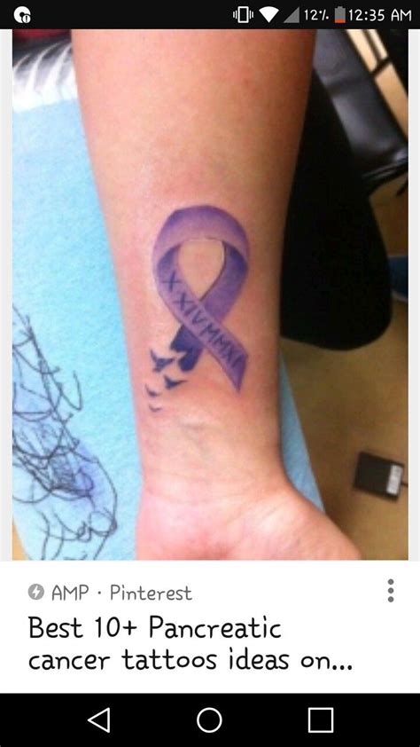 They have become very popular as they combine style and a small element of social service together. Pin on pancreatic cancer tattoos