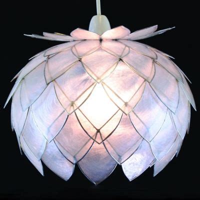 Maybe you would like to learn more about one of these? Artichoke Natural Capiz Ceiling Light Shade - Silver ...