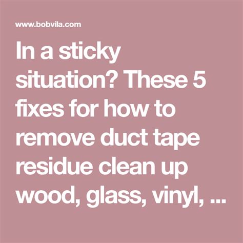 Wiping with nail polish remover. How To: Remove Duct Tape Residue (With images) | Remove ...
