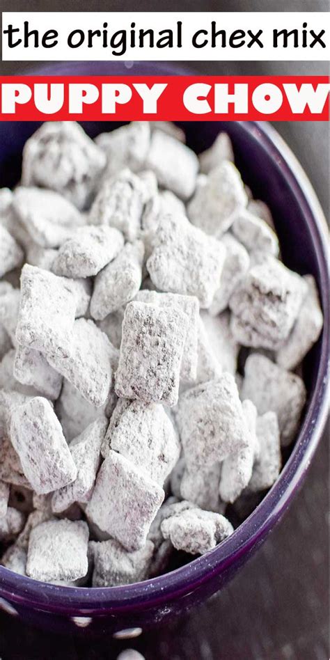 Our family loves to snack on these decadent little bites of cereal, peanut butter, chocolate and more. PUPPY CHOW CHEX MIX RECIPE FOR ANY OCCASION! in 2020 | Puppy chow chex mix recipe, Puppy chow ...