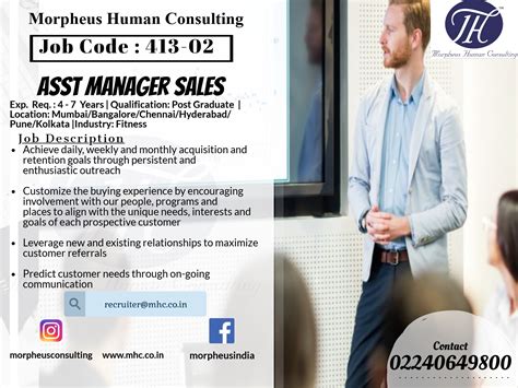 With fewer than 1% of job seekers considering a career in retail automotive, your dealership needs strong job descriptions to stand out and attract talent from both inside and outside the industry. We are looking for a Asst Manager Sales in Mumbai ...