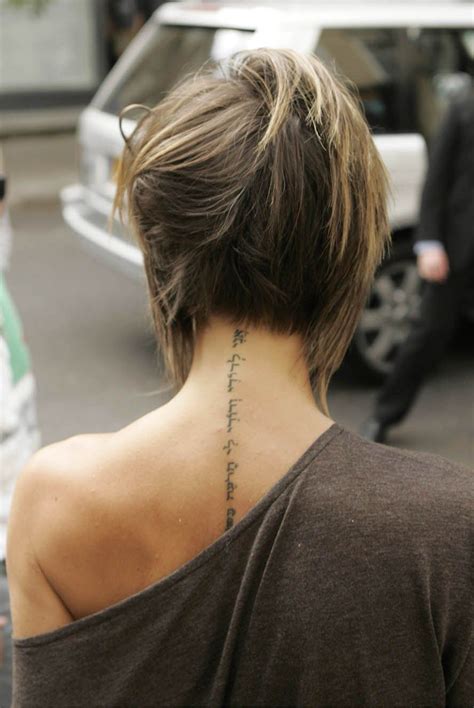 Victoria beckham is removing hebrew tattoo jewish ledger. 22 Inspirational Hebrew Tattoo Designs With Meanings | Hebrew tattoo, Neck tattoos women, Neck ...