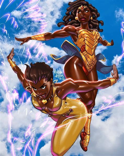 She possesses a connection to the red, the magical following the events of dc rebirth, vixen now appears to require the totem to access her powers. Pin on Black Super Heroes