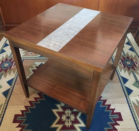 Introducing anomaly mod configuration menu(mcm). MCM Lane vintage Walnut/Tile End Table mid century modern ...