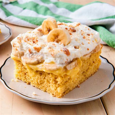 Make the pancakes according to the recipe instructions, and once you spoon the batter out onto the hot griddle, drop. Banana Pudding Poke Cake | 5* trending recipes with videos