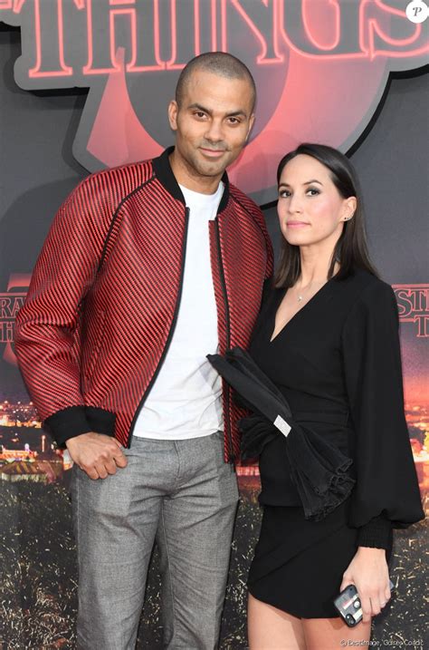 Submitted 1 day ago by getsomecontents. Tony Parker et sa femme Axelle Francine à la première de ...