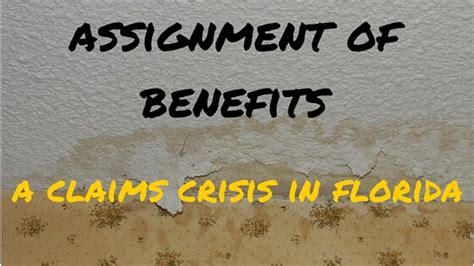 Apply now for funding solution. Assignment of Benefits Crisis in Florida | The Dec Page