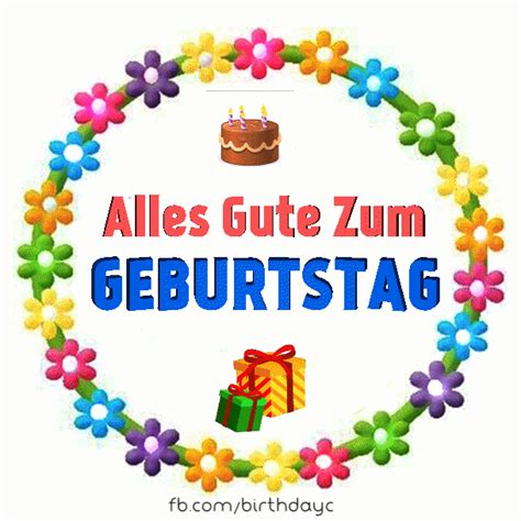 Dancing, cheerful and a little bit crazy cake is able to make anyone smile! Kreis der Blumen, Geburtstag GIF ~ Geburtstagskarten