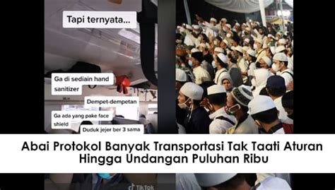 Untuk itu, dia mengecek langsung persiapan sop di smk. Mengabaikan Protokol Kesehatan Transportasi Tak Taati Aturan Hingga Undangan Puluhan Ribu?!