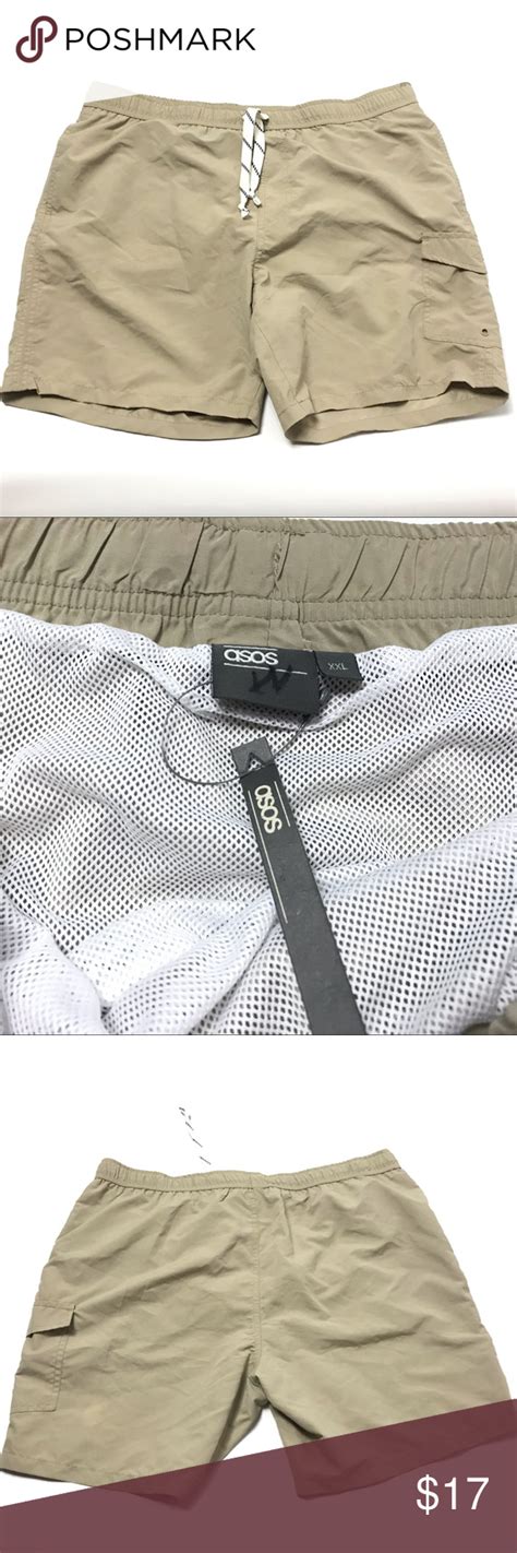 Here are some fun and stylish choices for men's bathing suits to choose from. ASOS Swim Shorts Mesh Lined Size XXL Tan New Men's ...