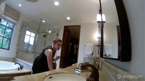 Spying in the spa hidden camera part two. Busted. Caught by Dropcam! - YouTube