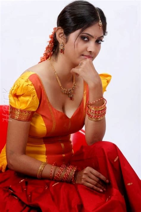 Hot bhabhi in black saree cheating on hubby with friend. HBTKOllywood: Supoorna wearing traditional Indian half ...