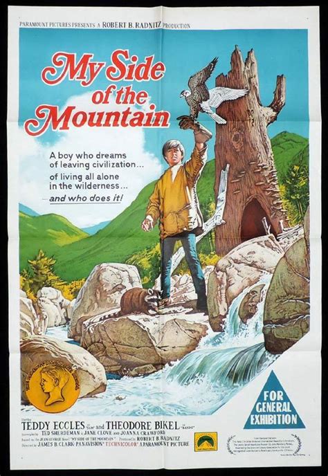 Clark director with ted eccles, theodore bikel and tudi wiggins. MY SIDE OF THE MOUNTAIN One Sheet Movie Poster Teddy Eccles