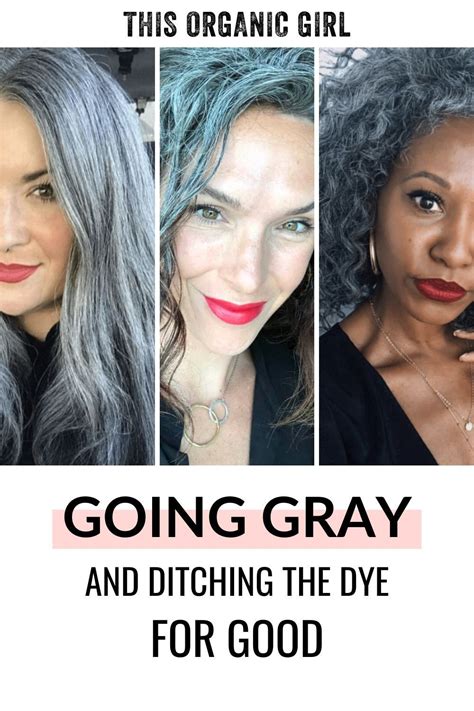 See, that's what the app is perfect for. Ditch the Dye and Go Gray Instead in 2020 | Grey hair roots, Grey hair diy, Aveda hair color