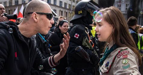 Two czech teen girls interviewed. This Czech Scout Stood Up to Extremists at a Neo-Nazi ...