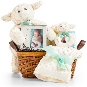 Baby gifts made in the usa. Little Lamb | Baby Gift Baskets to the USA