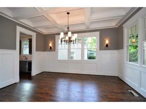 Should the pot lights be placed in the box part of the coffered ceiling or within the box in the actaual ceiling? option 2 dining room coffered ceiling picture | For the ...