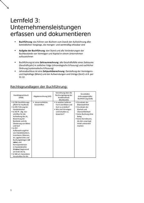 Gob steht für „grundsätze ordnungsgemäßer buchführung. Geschaeftsfall In Einer Ordnungsgemaessen Buchführung ...