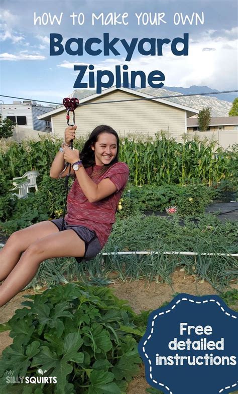 How to build your own zipline!!! How to build your own amazing backyard zip line | My Silly ...