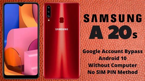 Samsung a20 frp bypass without sim card. Samsung A20s Google Account Bypass Android 10 | A20 FRP Bypass Without SIM and Computer - YouTube