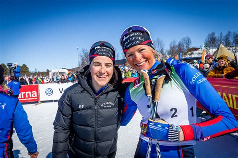 Elle possède une médaille à son palmarès, l'argent du relais des mondiaux 2017 de lahti. Sollefteå SK Ebba Andersson Frida Karlsson SM Teamsprint Bruksvallarna 11 april 2109 ...
