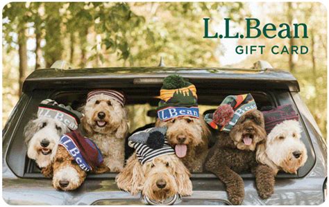 The l.l.bean gift card will be honored for merchandise purchased at our retail stores and outlets, through our catalogs, at llbean.com and for outdoor discovery programs or outdoor discovery trips. L.L.Bean Gift Cards and e-Gift Cards: Delivered FREE by Mail or Email