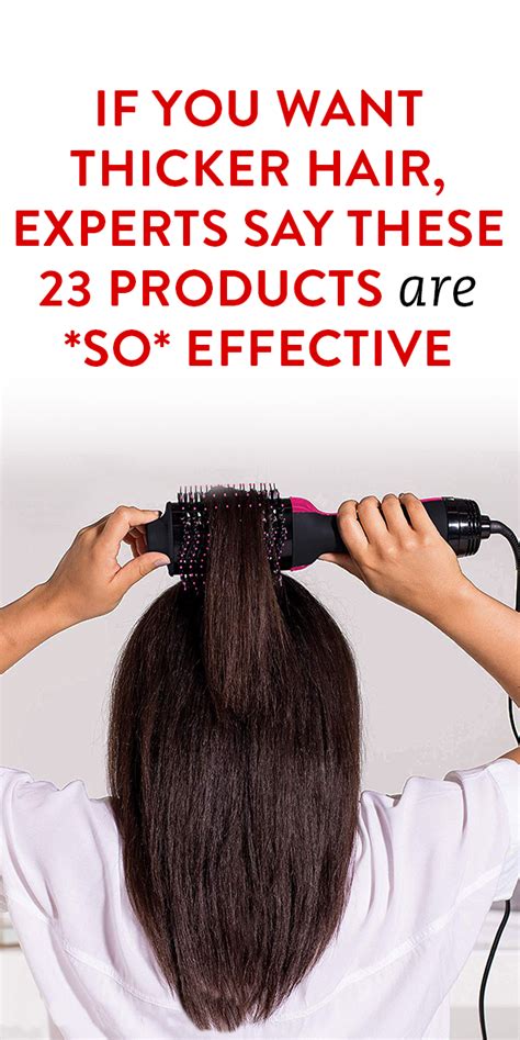 Want to grow thick and healthy hair? If You Want Thicker Hair, Experts Say These 23 Products ...