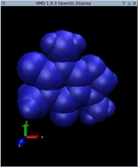Looking for the definition of vmd? VMD coloured isosurface