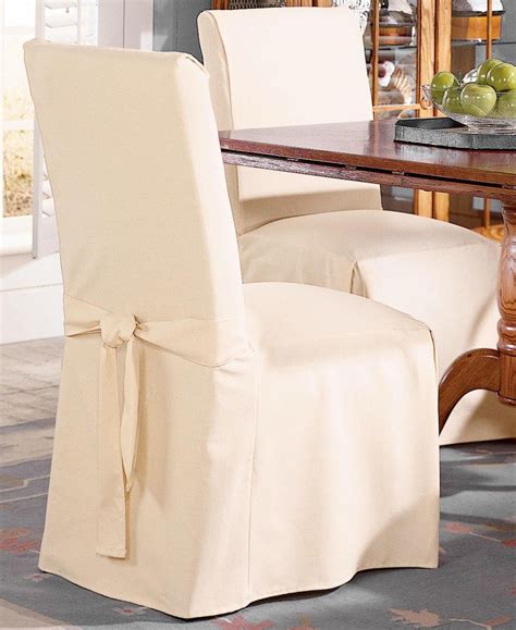 4 per set(4 x dining chair covers) or 2 per set(2 x dining chair covers) protection: Sure Fit Duck Dining Room Chair Slipcover & Reviews ...