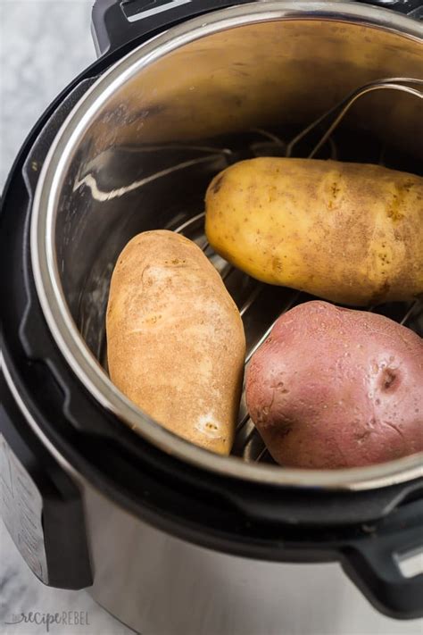 This is foolproof recipe for any size of storing: Instant Pot Baked Potatoes Recipe + VIDEO - 3 Ways ...