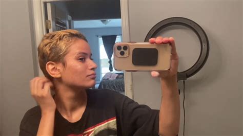 I used 3 products for this process. Bleaching And Coloring My Short Hair Cut - YouTube