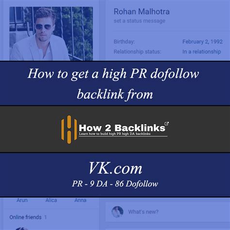 Pr used to be anapproach used by the malaysian government to send 6. How to Get High PR High DA Backlink from VK.com ~ How to ...