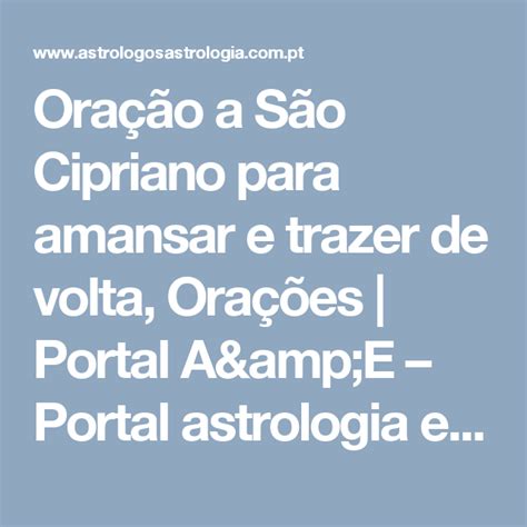 Este livro não deverá ser visto por outras pessoas! Oração a São Cipriano para amansar e trazer de volta ...