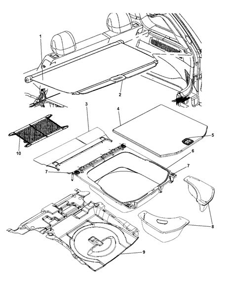 Save on jeep oem 2015 grand cherokee parts. 2014 Jeep Grand Cherokee Load Floor, Cargo - Mopar Parts Giant