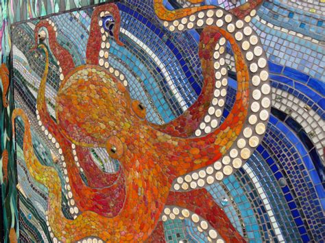 Buy Custom Made Octopus Mosaic, made to order from Made 