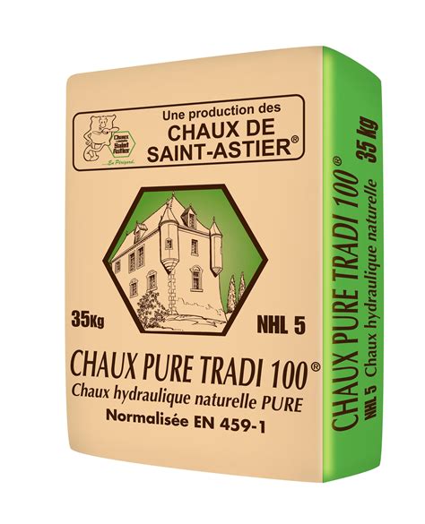 Chaux & ciments de madagascar. Chaux naturelle ST ASTIER Pure Tradi 100 NHL 5 - Acheter ...