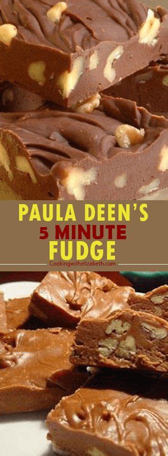 Love all the recipes and have paula deen's other recipes books and this one is 1/3 the size of regular cook books. PAULA DEEN'S 5 MINUTE FUDGE | Recipe in 2020 | Fudge ...