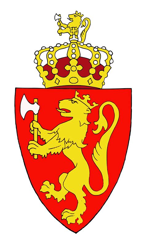 The bennett surname means one who was descended from benedict or blessed. File:Coat of arms of Norway (1905).svg - Wikimedia Commons