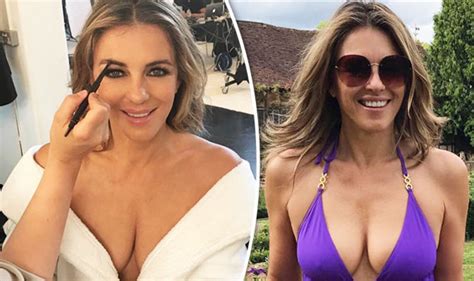 The spy who shagged me. elizabeth hurley was involved in a long relationship with british actor hugh grant. Elizabeth Hurley flashes EYE-POPPING cleavage in just a ...