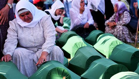 This weekend, 19 more victims are laid to rest at the cemetery at the srebrenica memorial. Thousands mourn Srebrenica's Muslim massacre victims