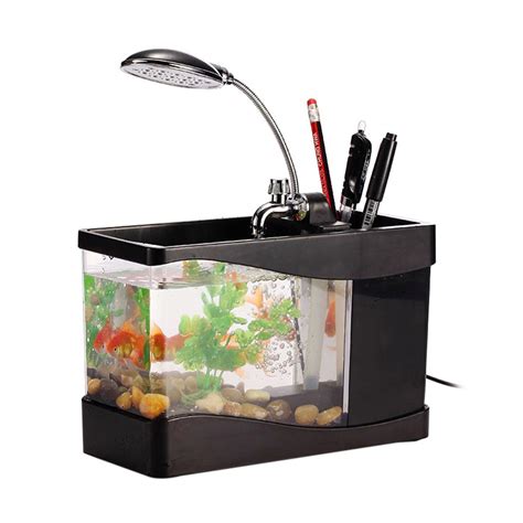 Dengan ini gak banget loh aquarium magic ini tinggal di beri air bersih. Jual TOKUNIKU USB Desktop Aquarium Mini Fish Tank with ...