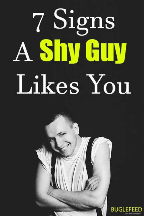 Or maybe you caught a guy checking you out and felt like you had a moment and youre wondering if hes actually interested. 7 Signs A Shy Guy Likes You | Signs guys like you, A guy like you
