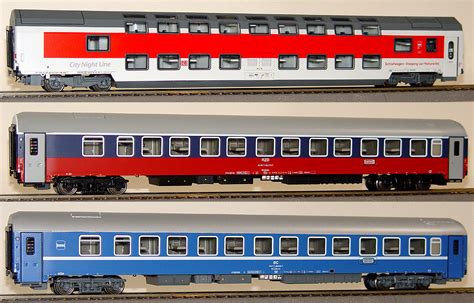 Documentations et aux nombreuses archives sur tous les modèles de train belge, français, italien, espagnol LS Models Set of 3 Passenger sleeping cars of City Night ...