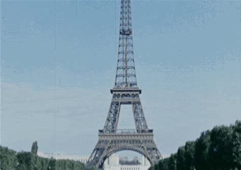 Cartoon hand painted france eiffel tower. France GIFs - Find & Share on GIPHY