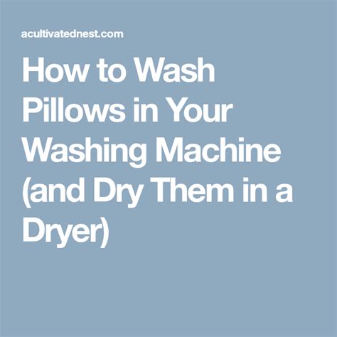 Walmart.com has been visited by 1m+ users in the past month How to Wash Pillows in Your Washing Machine (and Dry Them ...