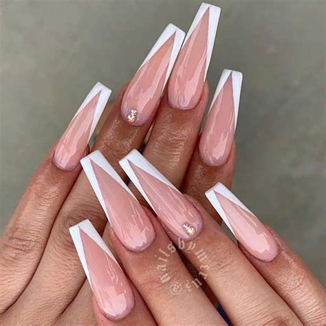 To make your feather look unusual to add a silver stroke in the middle. White Tip Nails That Will Never Go Out of Style in 2020 ...