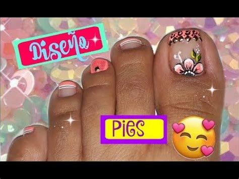 Uñas blancas 2019 uñas 2019. ♥Decoración de uñas Pies FÁCIL♥ /Easy flowers Toenail art ...