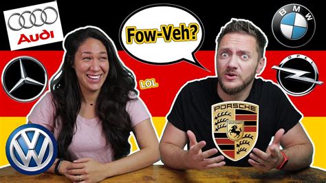 Check spelling or type a new query. German Car Brands Pronounce in German & English! - YouTube